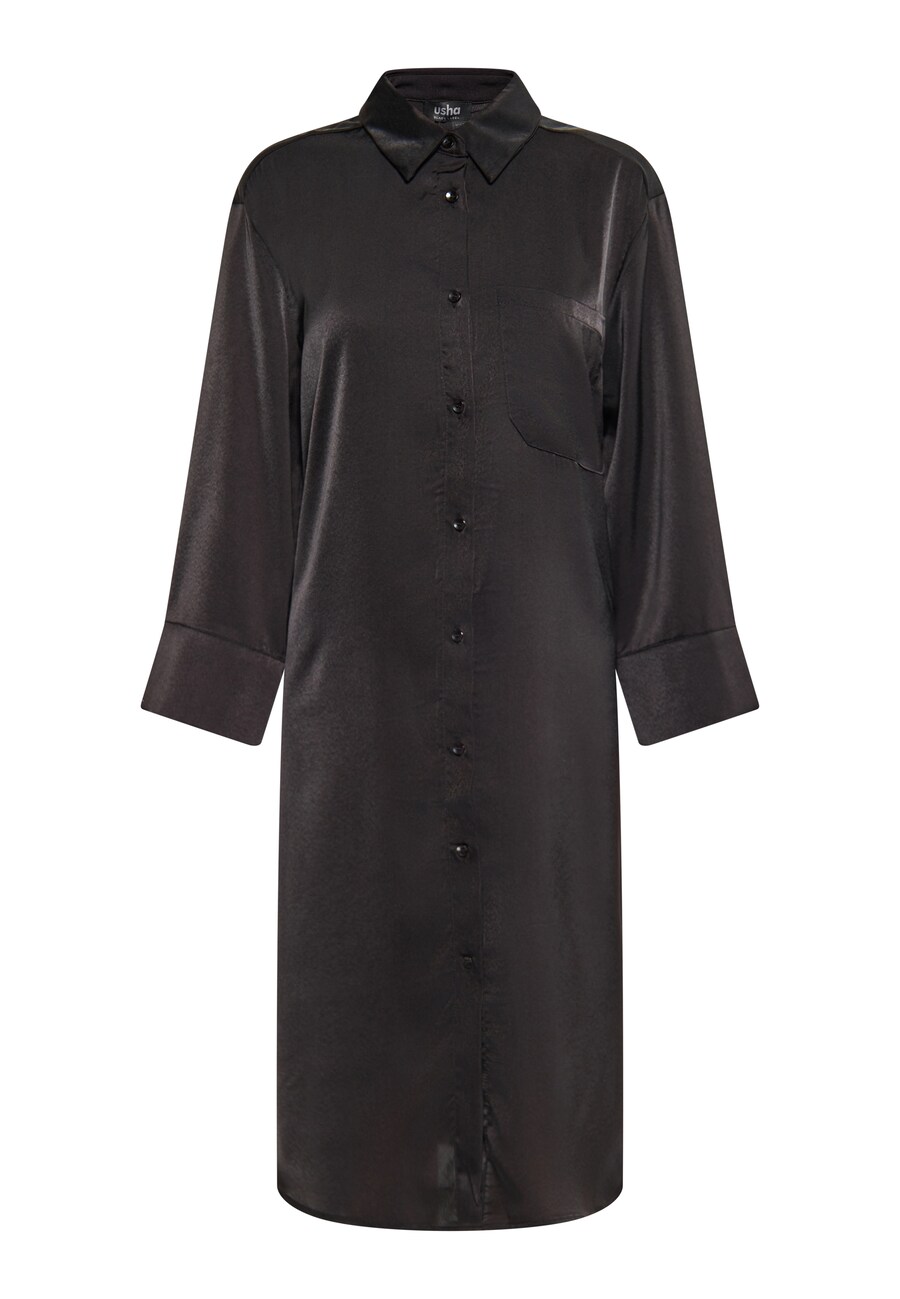 Платье рубашка usha BLACK LABEL Shirt Dress, черный
Платье рубашка usha BLACK LABEL Shirt Dress, черный
