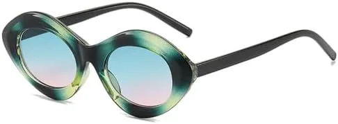 Овальные солнцезащитные очки для женщин и мужчин, с градиентными линзами, оправой в винтажном повседневном стиле, защитой от УФ-излучения UV400 MTZJH, C6
Овальные солнцезащитные очки для женщин и мужчин, с градиентными линзами, оправой в винтажном повседневном стиле, защитой от УФ-излучения UV400 MTZJH, C6