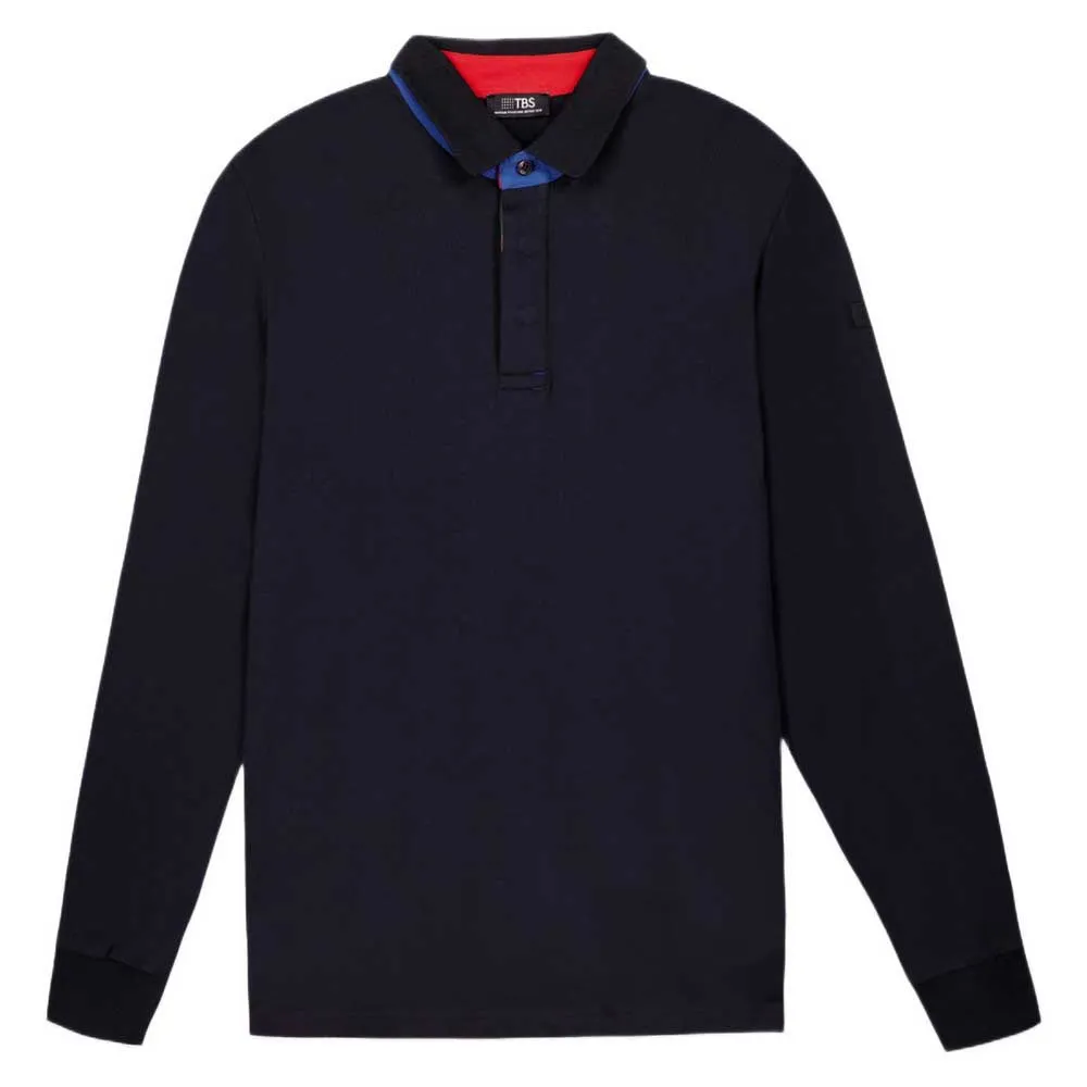 Поло с длинным рукавом Tbs Jonnapol, синий
Поло с длинным рукавом Tbs Jonnapol, синий