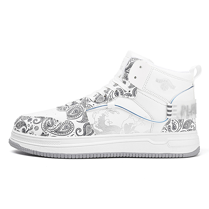 PLAY COBBLER Теплые нескользящие амортизирующие износостойкие дышащие высокие скейтбордские кроссовки мужские синие с флисовой подкладкой бело-серебристые
PLAY COBBLER Теплые нескользящие амортизирующие износостойкие дышащие высокие скейтбордские кроссовки мужские синие с флисовой подкладкой бело-серебристые