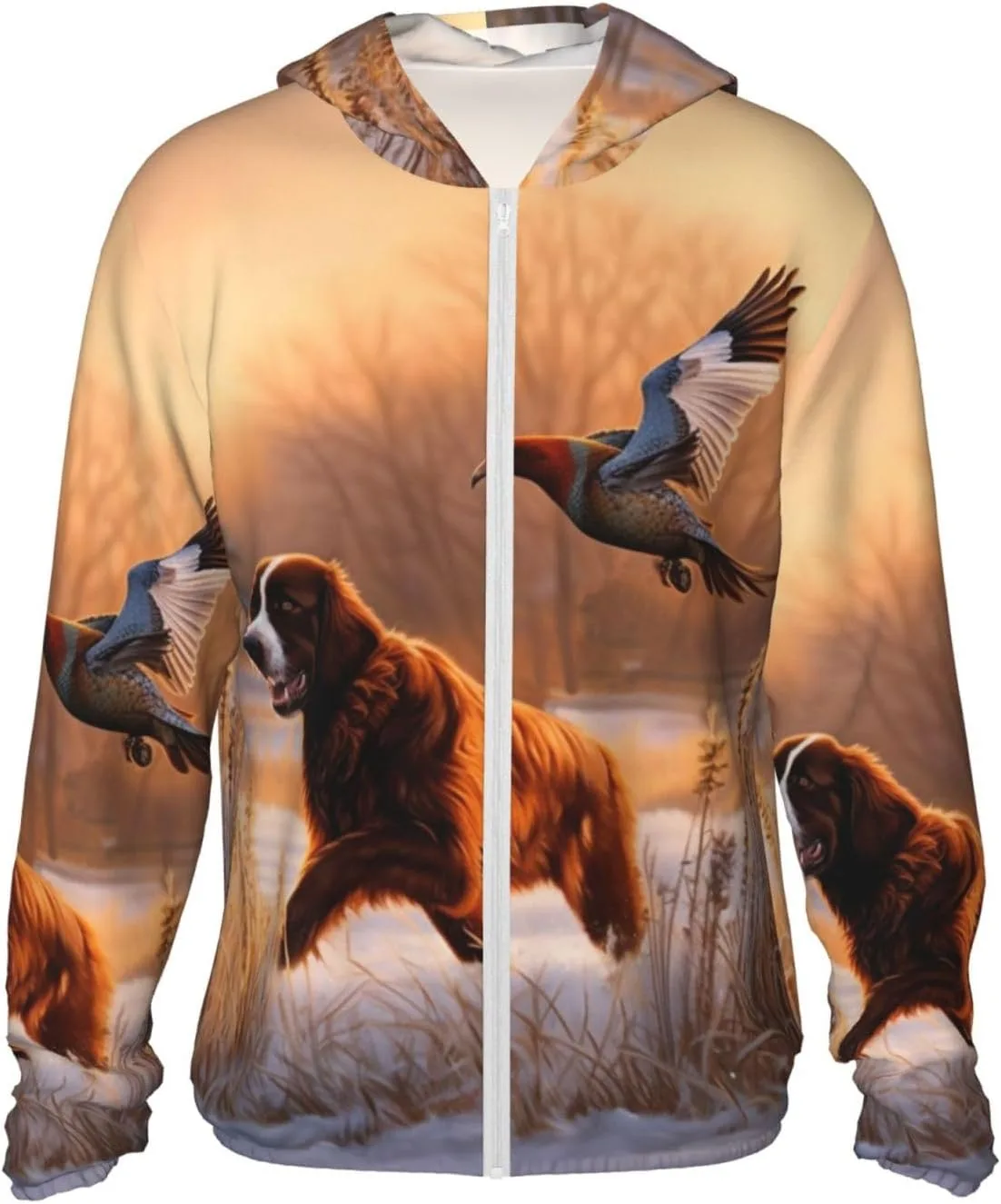 Солнцезащитная толстовка Dog Catching Pheasant с капюшоном и карманом HJBNW
Солнцезащитная толстовка Dog Catching Pheasant с капюшоном и карманом HJBNW