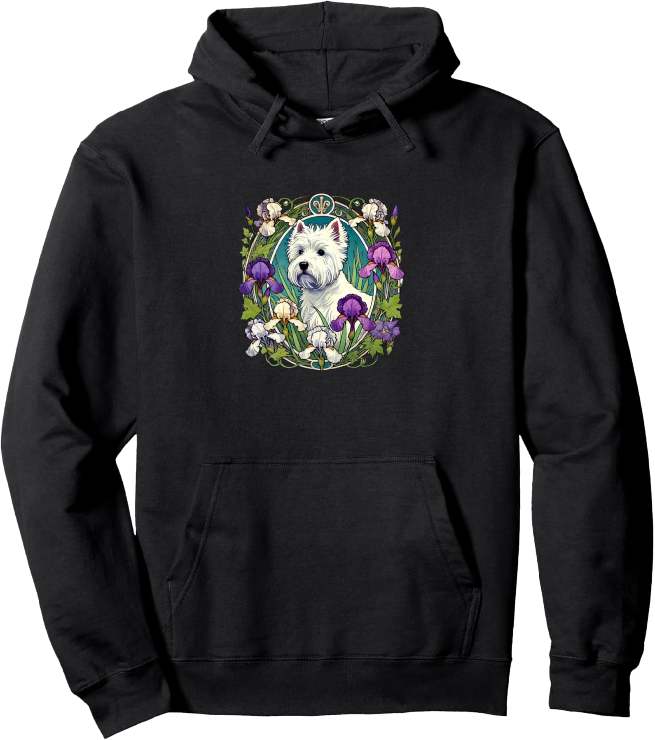 Худи с изображением вест-хайлендского терьера Айрис Retro Westies Loves Snugg, черный
Худи с изображением вест-хайлендского терьера Айрис Retro Westies Loves Snugg, черный