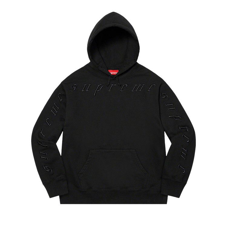 Худи Supreme Raised Embroidery Hooded Sweatshirt 'Black'
Худи Supreme Raised Embroidery Hooded Sweatshirt 'Black'