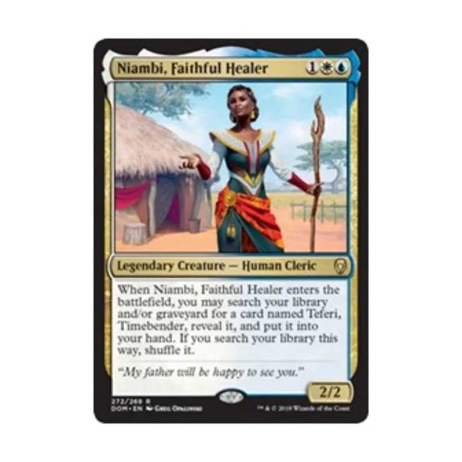 CCG Ниамби, верный целитель (R), MTG - Dominaria
CCG Ниамби, верный целитель (R), MTG - Dominaria