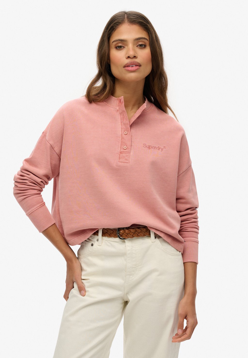 Толстовка Superdry, розовый 
Толстовка Superdry, розовый
