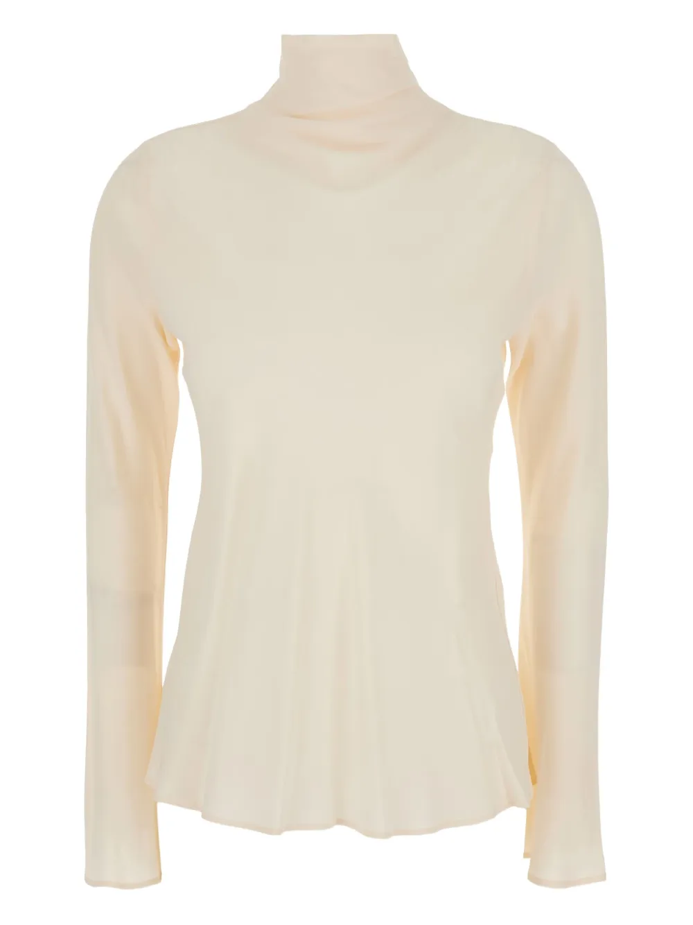 Креповая блузка с высоким воротом Semicouture, нейтральный
Креповая блузка с высоким воротом Semicouture, нейтральный