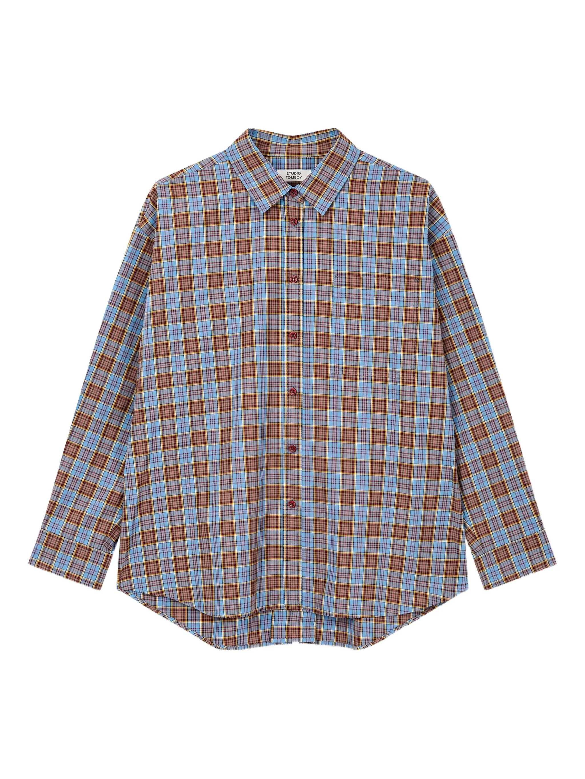 Рубашка в клетку Tomboy, синий
Рубашка в клетку Tomboy, синий