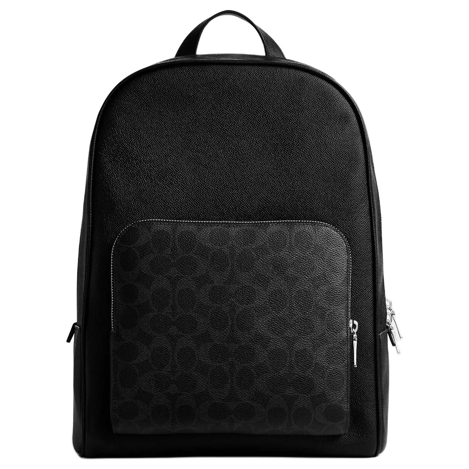 COACH Кожаный рюкзак большой мужской черный
COACH Кожаный рюкзак большой мужской черный