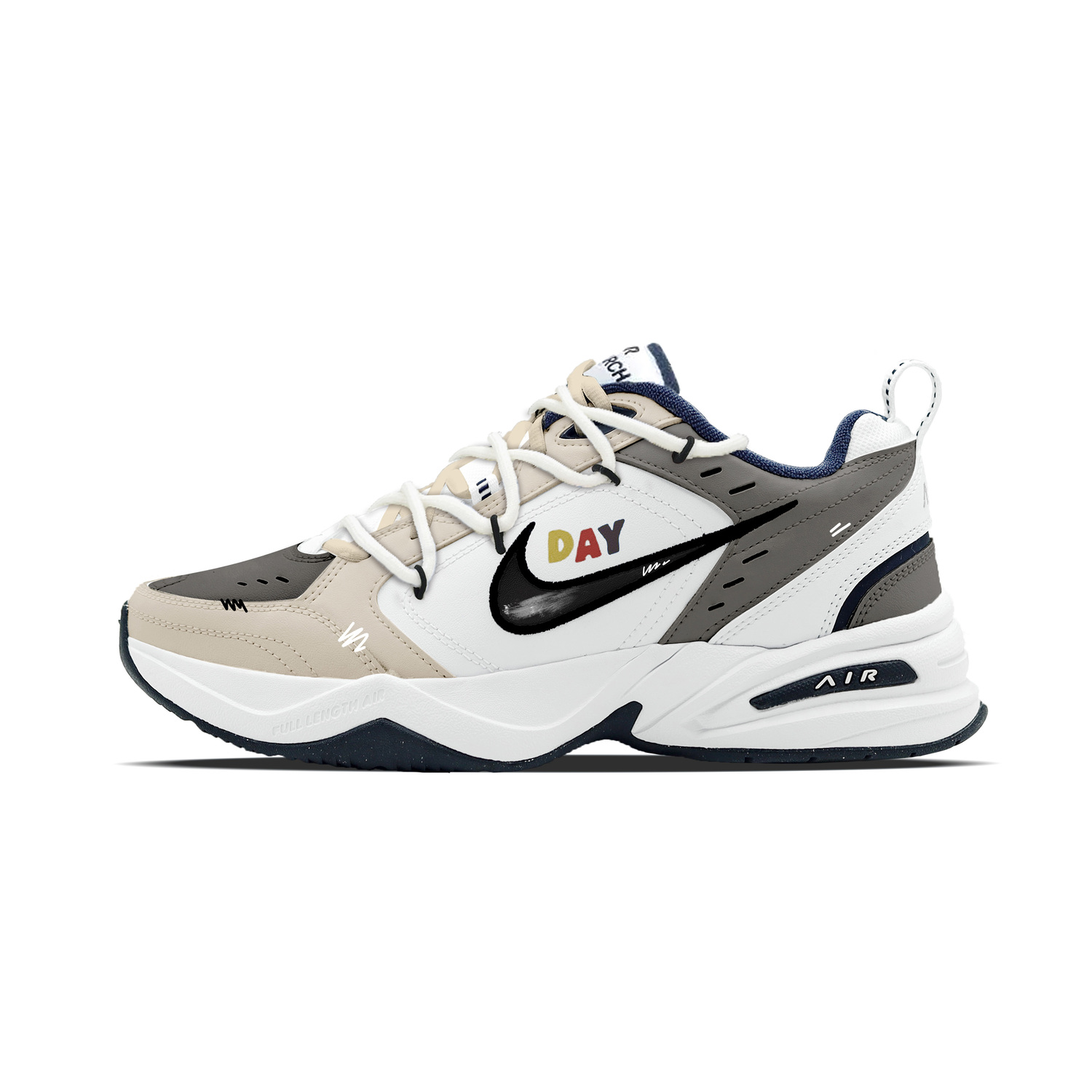 Air Monarch 4 устойчивые к истиранию низкие массивные кроссовки мужские белый Nike, черный серый
Air Monarch 4 устойчивые к истиранию низкие массивные кроссовки мужские белый Nike, черный серый