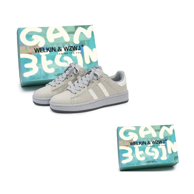 WELKIN&WZWJ Скользоустойчивые низкие скейтерские кроссовки на платформе унисекс бело-серые, цвет White Gray
WELKIN&WZWJ Скользоустойчивые низкие скейтерские кроссовки на платформе унисекс бело-серые, цвет White Gray