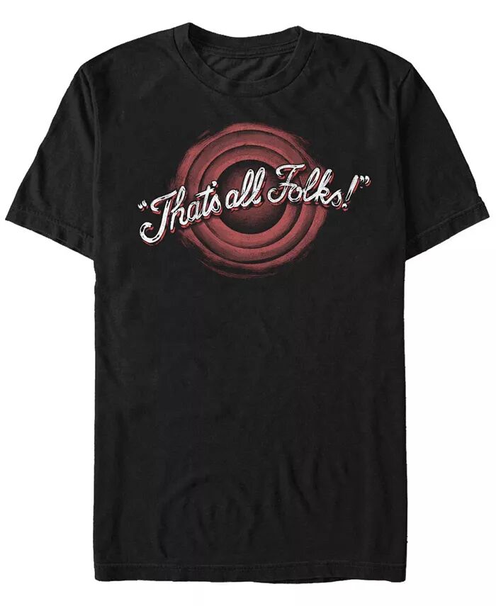Мужская футболка с коротким рукавом Looney Tunes That's All Folks Fifth Sun, черный
Мужская футболка с коротким рукавом Looney Tunes That's All Folks Fifth Sun, черный