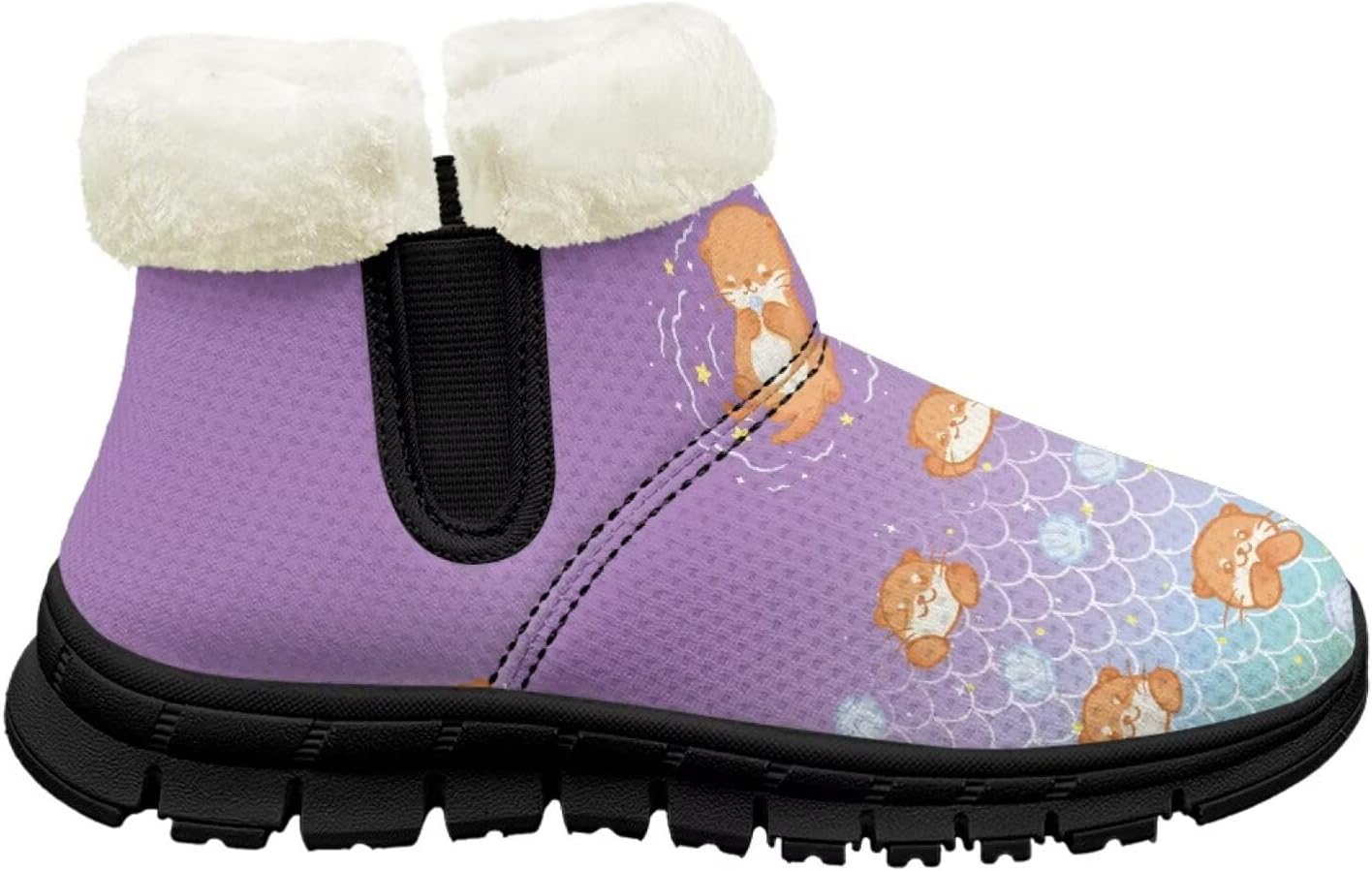 Ботинки на щиколотке для девочек с меховой подкладкой, теплые зимние нескользящие ботинки для вечеринок и праздников Pointodoor, Fish Scale Otter
Ботинки на щиколотке для девочек с меховой подкладкой, теплые зимние нескользящие ботинки для вечеринок и праздников Pointodoor, Fish Scale Otter