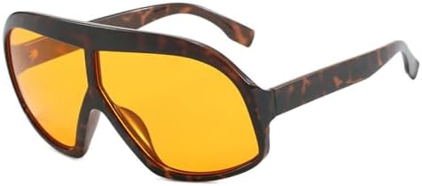 Ретро-солнцезащитные очки большого размера с леопардовым принтом для женщин и мужчин, цельные солнцезащитные очки с защитой от УФ-излучения UV400 MTZJH, Leopard Yellow
Ретро-солнцезащитные очки большого размера с леопардовым принтом для женщин и мужчин, цельные солнцезащитные очки с защитой от УФ-излучения UV400 MTZJH, Leopard Yellow