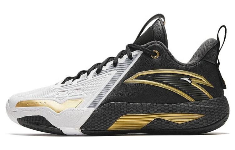 Баскетбольные кроссовки Quick Battle 5 мужские, среднего размера, черные/золотые Anta
Баскетбольные кроссовки Quick Battle 5 мужские, среднего размера, черные/золотые Anta