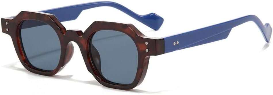 Женские солнцезащитные очки MUTYNE в винтажном стиле, многоугольные, квадратные, с прозрачными линзами, защита от УФ-излучения UV400, мужские солнцезащитные очки с заклепками, Blue
Женские солнцезащитные очки MUTYNE в винтажном стиле, многоугольные, квадратные, с прозрачными линзами, защита от УФ-излучения UV400, мужские солнцезащитные очки с заклепками, Blue