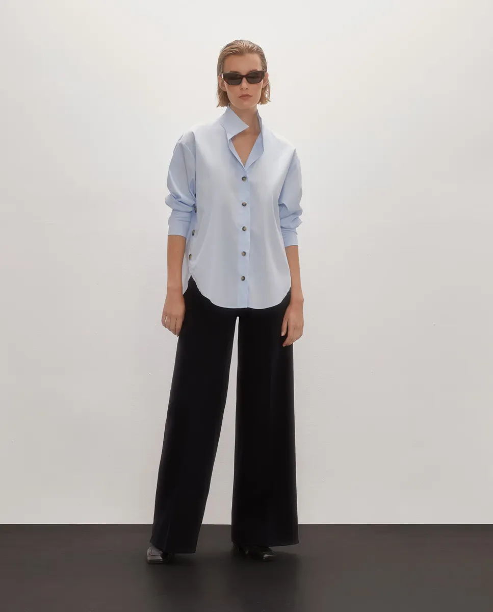 Женская рубашка из поплина с длинными рукавами Woman Limited El Corte Inglés, светло-голубой
Женская рубашка из поплина с длинными рукавами Woman Limited El Corte Inglés, светло-голубой