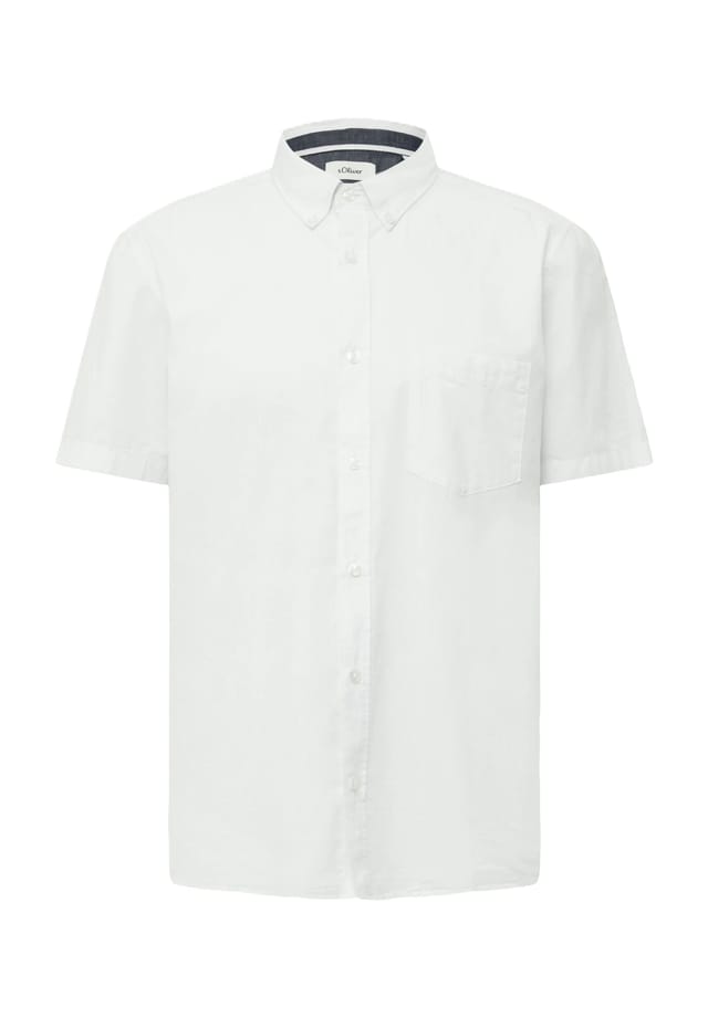 Повседневная рубашка с коротким рукавом и воротником на пуговицах S.Oliver, белый
Повседневная рубашка с коротким рукавом и воротником на пуговицах S.Oliver, белый