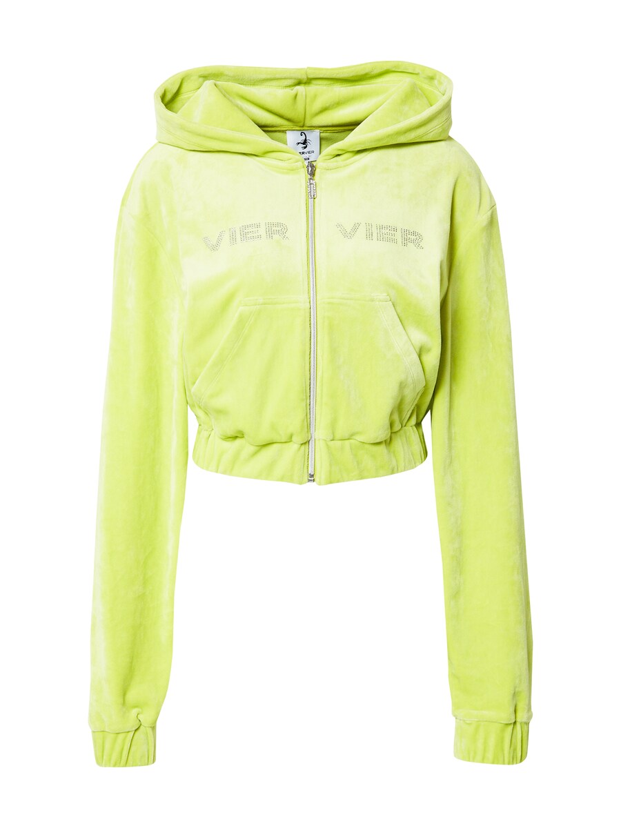 Толстовка с капюшоном на молнии VIERVIER Adriana, светло-зеленый
Толстовка с капюшоном на молнии VIERVIER Adriana, светло-зеленый