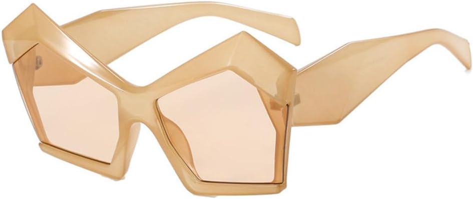 Модные солнцезащитные очки неправильной формы для женщин, разноцветные, с защитой от УФ-излучения UV400, трендовые солнцезащитные очки с градиентным переходом для женщин TKKTLLT, Brown-lightbrown
Модные солнцезащитные очки неправильной формы для женщин, разноцветные, с защитой от УФ-излучения UV400, трендовые солнцезащитные очки с градиентным переходом для женщин TKKTLLT, Brown-lightbrown