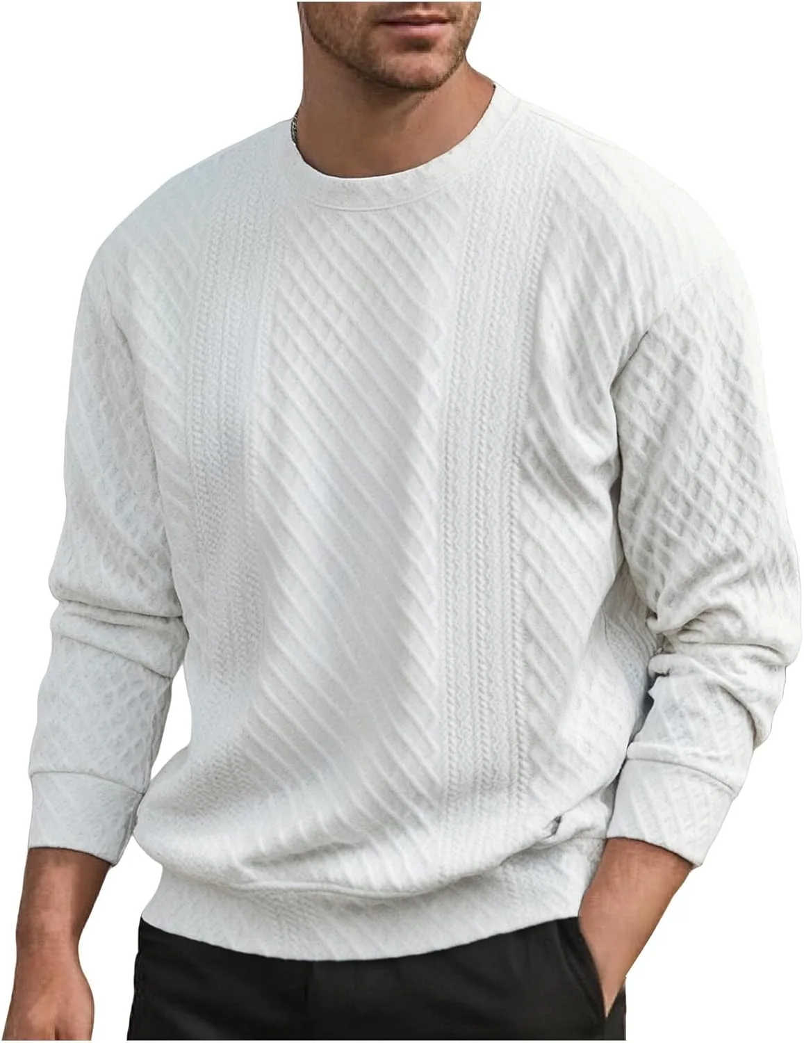 Свитер Xiaojake мужской с длинным рукавом и воротником-гольф, фактурный, кабельная вязка, для бизнес-кэжуал Xiaojmake
Свитер Xiaojake мужской с длинным рукавом и воротником-гольф, фактурный, кабельная вязка, для бизнес-кэжуал Xiaojmake