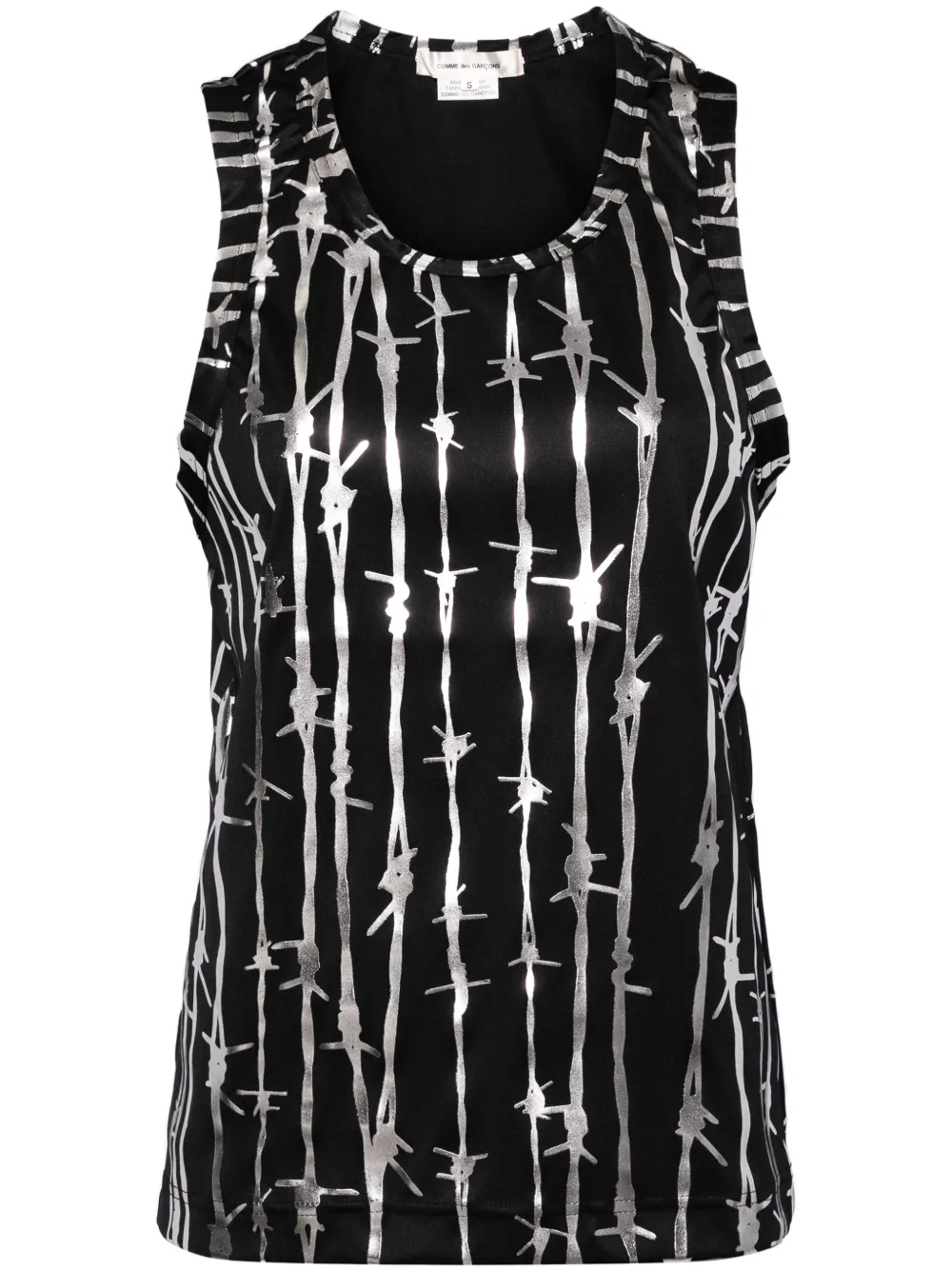 Топ с графичным принтом COMME DES GARCONS, черный
Топ с графичным принтом COMME DES GARCONS, черный