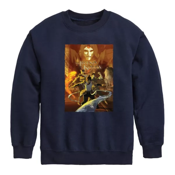 Флисовая толстовка «Легенда о Корре» для мальчиков 8-20 лет Nickelodeon, синий
Флисовая толстовка «Легенда о Корре» для мальчиков 8-20 лет Nickelodeon, синий