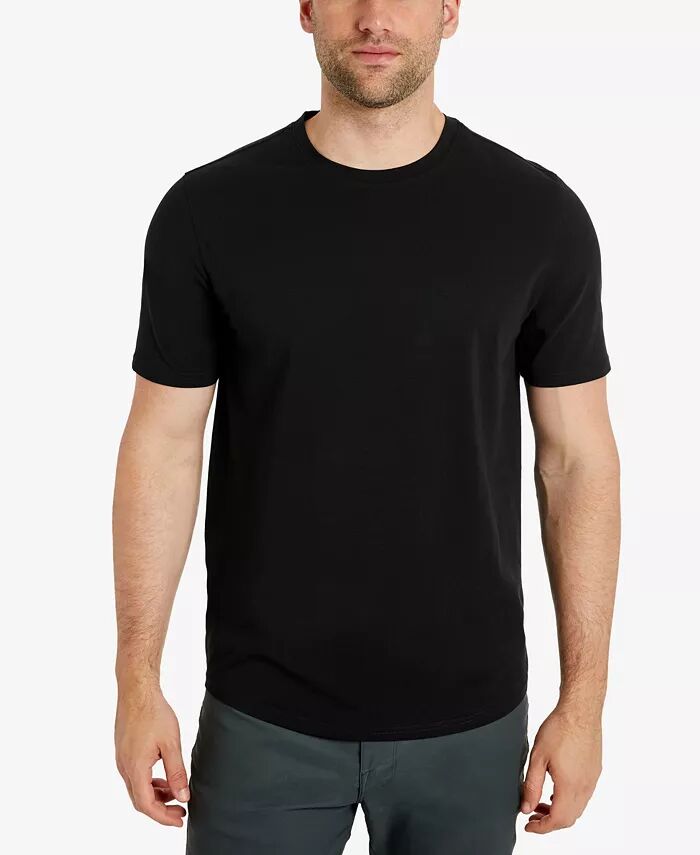 Футболка мужская спортивная с круглым вырезом Kenneth Cole, черный 
Футболка мужская спортивная с круглым вырезом Kenneth Cole, черный