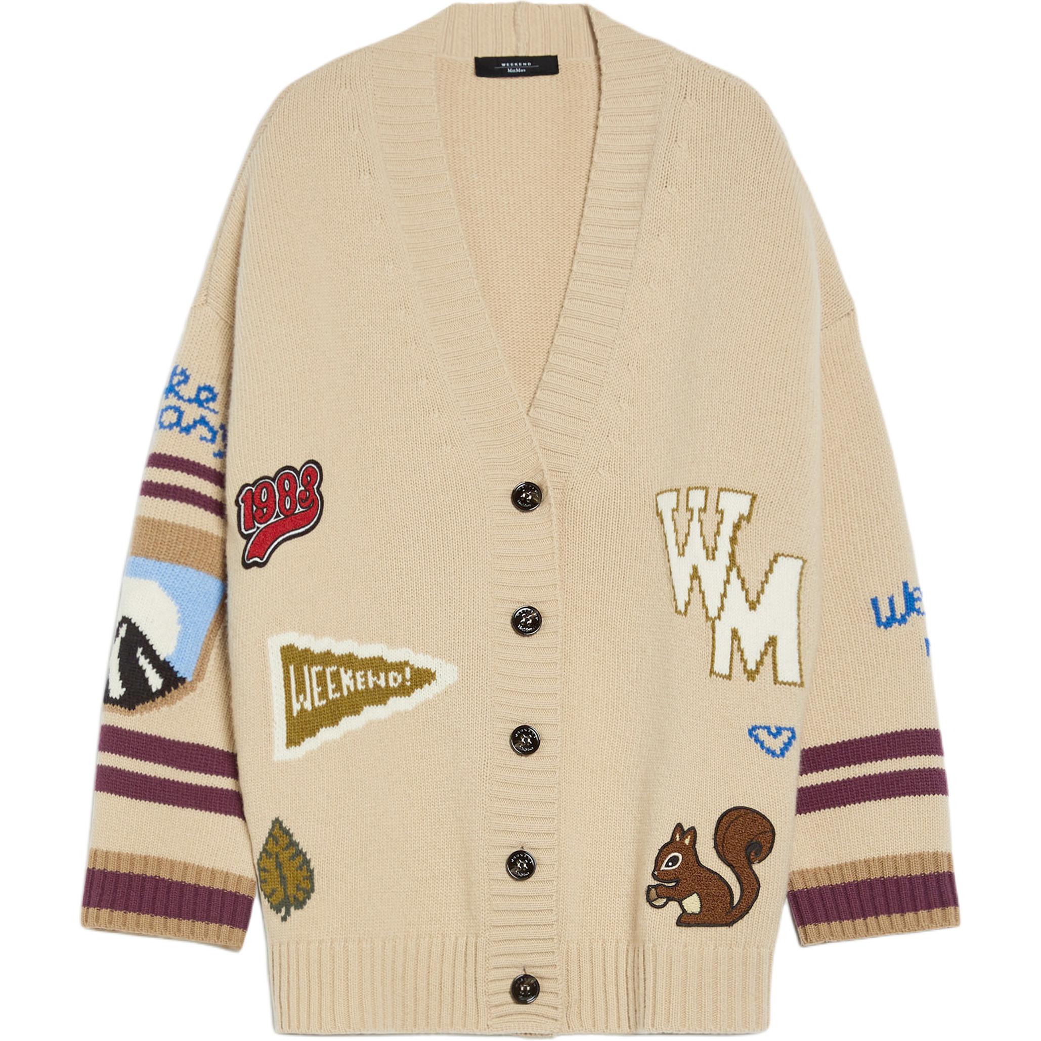 Вязаный кардиган WEEKEND MaxMara, бежевый
Вязаный кардиган WEEKEND MaxMara, бежевый