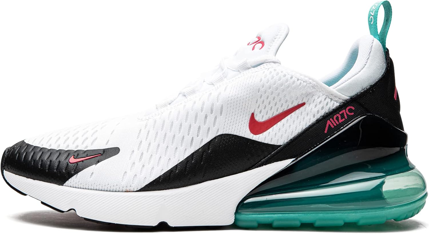 Мужские кроссовки Nike Air Max 270, белый/черный/розовый/бирюзовый
Мужские кроссовки Nike Air Max 270, белый/черный/розовый/бирюзовый