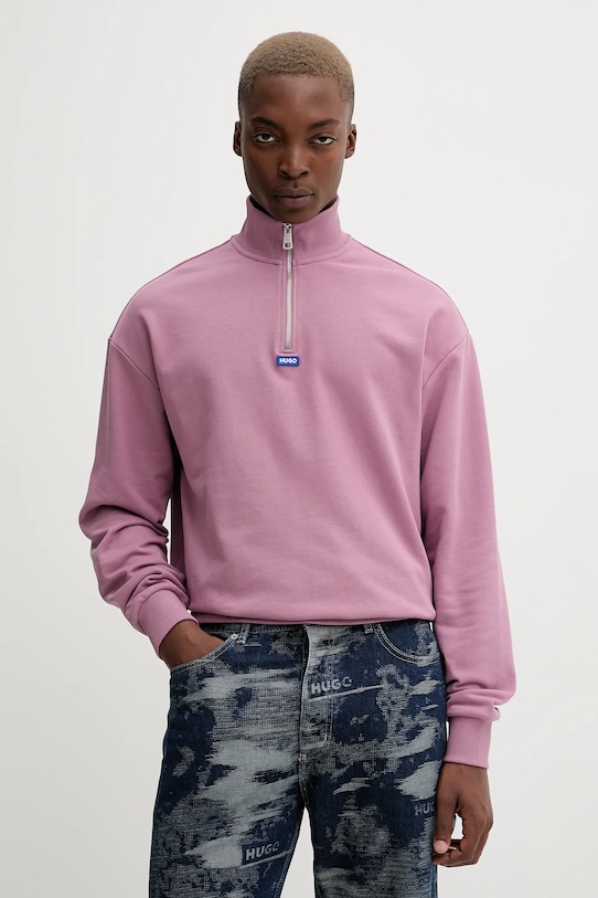 Хлопковая толстовка Hugo Blue, розовый
Хлопковая толстовка Hugo Blue, розовый