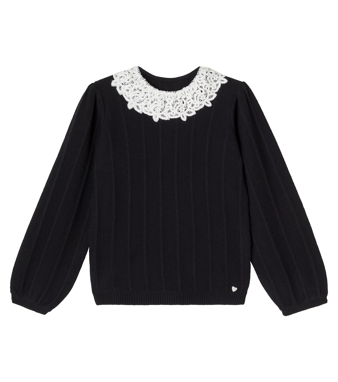 Свитер с кружевной отделкой Tartine et Chocolat, Noir
Свитер с кружевной отделкой Tartine et Chocolat, Noir