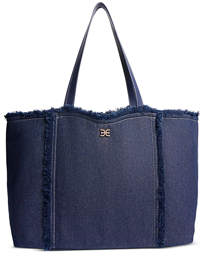 Сумка-тоут из двухслойного денима от Irina Sam Edelman, синий
Сумка-тоут из двухслойного денима от Irina Sam Edelman, синий