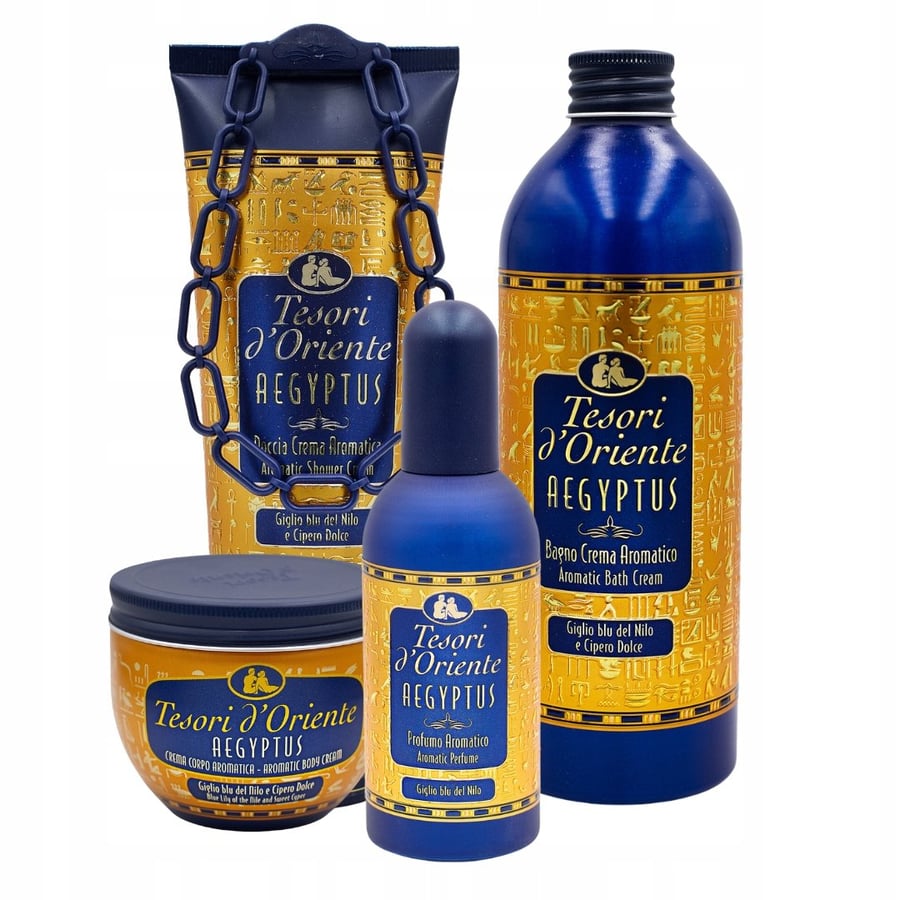 Набор AEGYPTUS Tesori d'Oriente гель, жидкость, крем, духи
Набор AEGYPTUS Tesori d'Oriente гель, жидкость, крем, духи