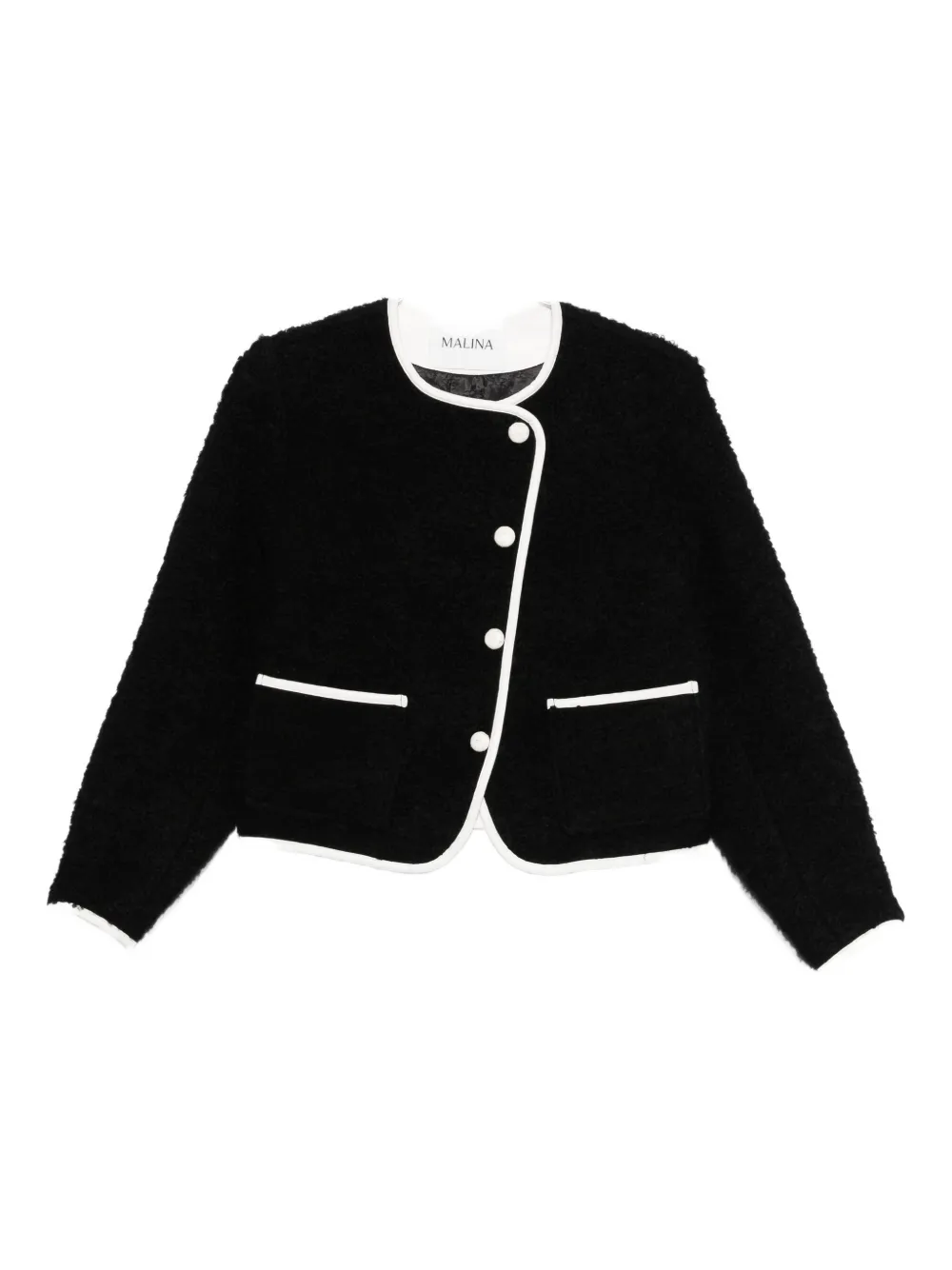 Укороченный жакет на пуговицах MALINA, черный
Укороченный жакет на пуговицах MALINA, черный