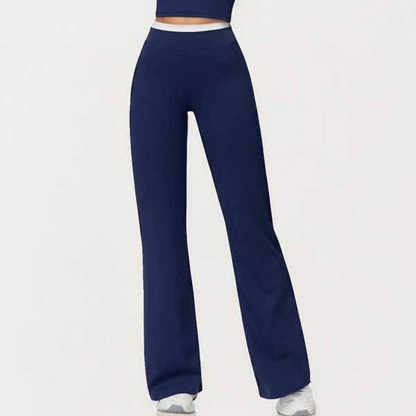 Женские активные брюки с высокой талией и расклешенными штанинами на широком поддерживающем поясе Anna-Kaci, Navy
Женские активные брюки с высокой талией и расклешенными штанинами на широком поддерживающем поясе Anna-Kaci, Navy