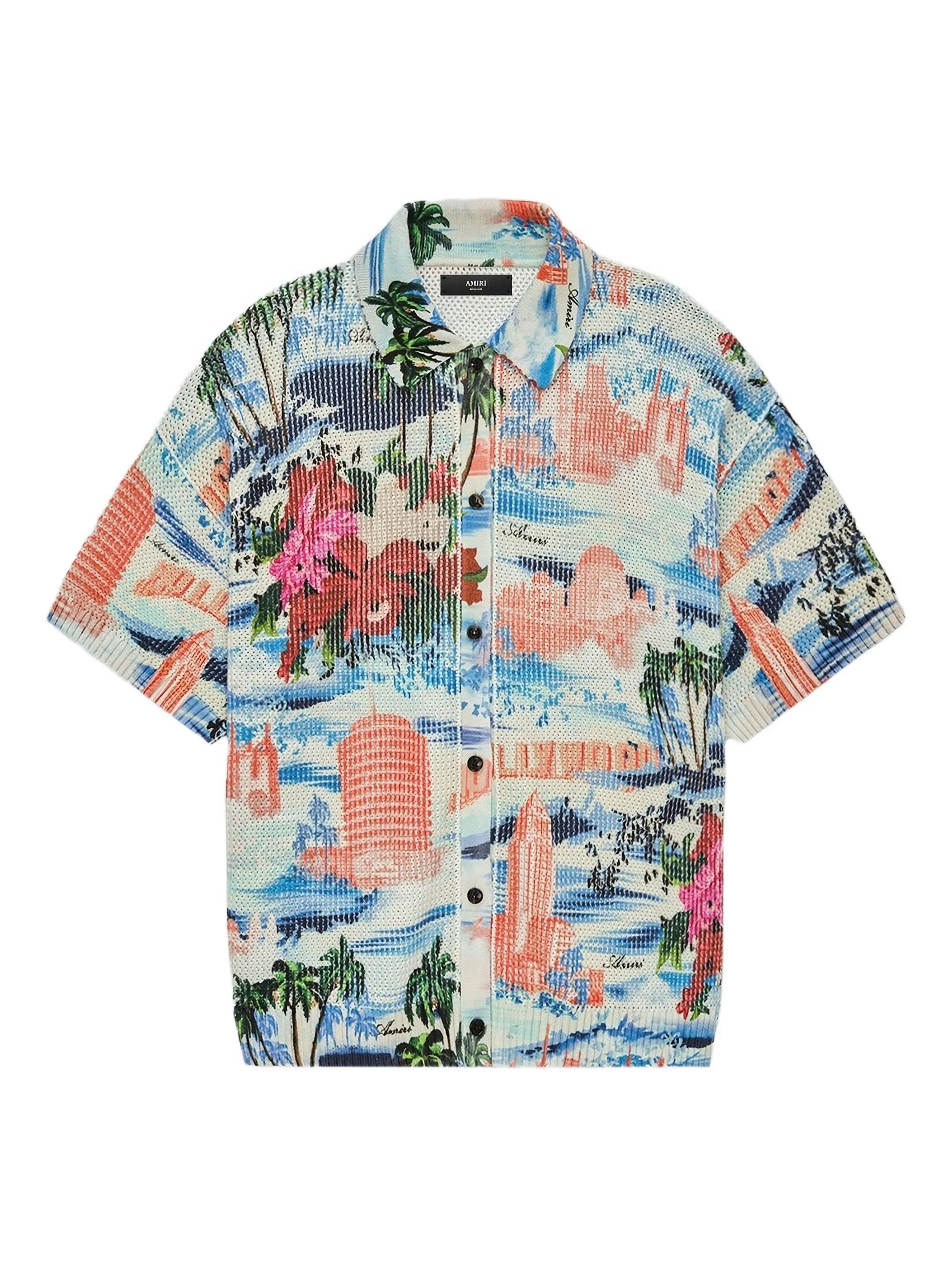 Рубашка с короткими рукавами и принтом Amiri, синий
Рубашка с короткими рукавами и принтом Amiri, синий