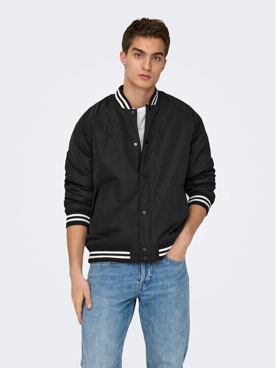 Переходная куртка стандартного кроя Only & Sons, черный
Переходная куртка стандартного кроя Only & Sons, черный