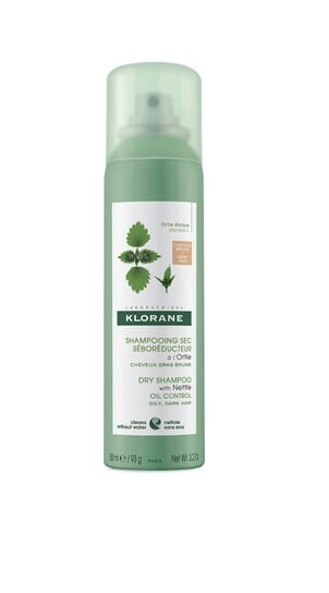Сухой шампунь с крапивой для темных и жирных волос, 150 мл Klorane
Сухой шампунь с крапивой для темных и жирных волос, 150 мл Klorane