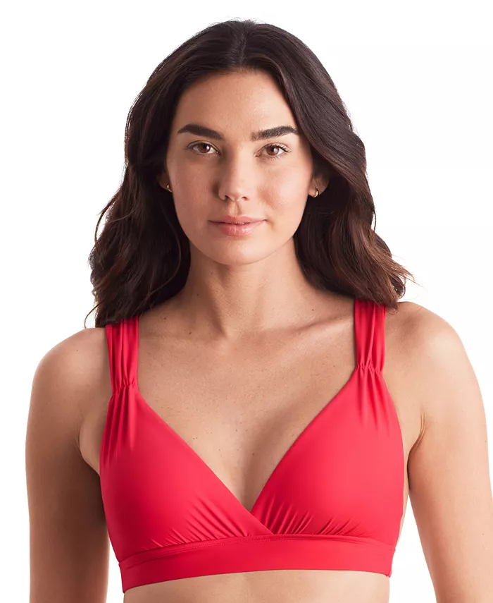 Женский топ бикини Emory с рюшами на бретелях Mimi Flamingo, красный
Женский топ бикини Emory с рюшами на бретелях Mimi Flamingo, красный