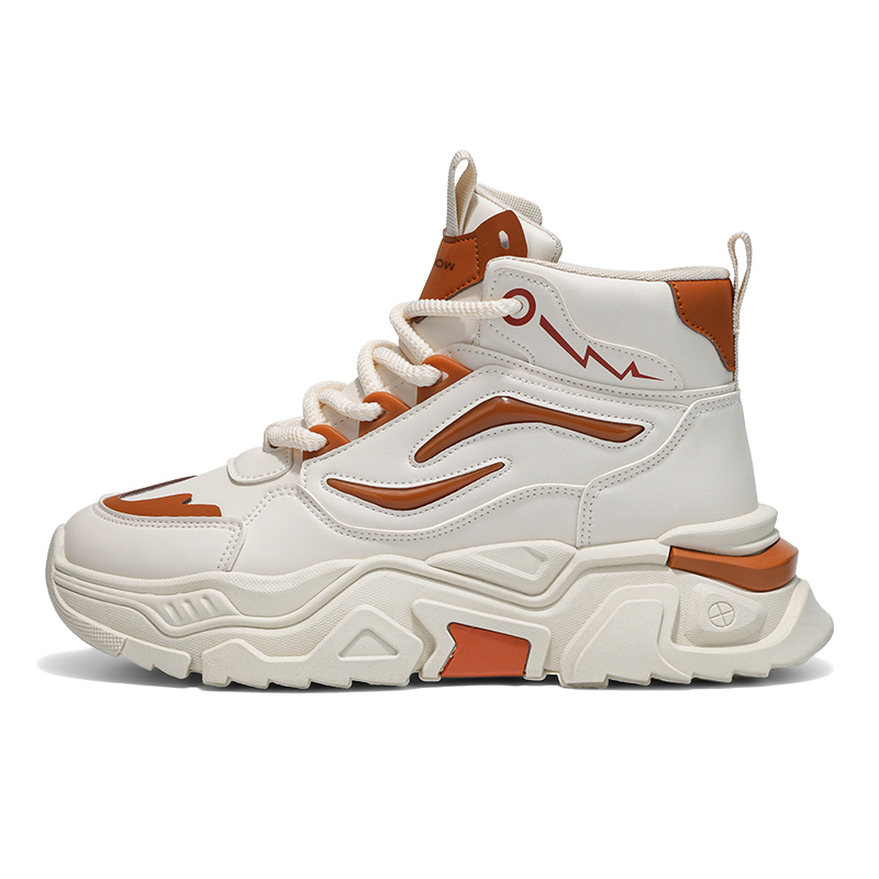 MIIOW Высокие массивные кроссовки мужские устойчивые к истиранию с поддержкой стопы и увеличенной высотой хаки, цвет Khaki 
MIIOW Высокие массивные кроссовки мужские устойчивые к истиранию с поддержкой стопы и увеличенной высотой хаки, цвет Khaki