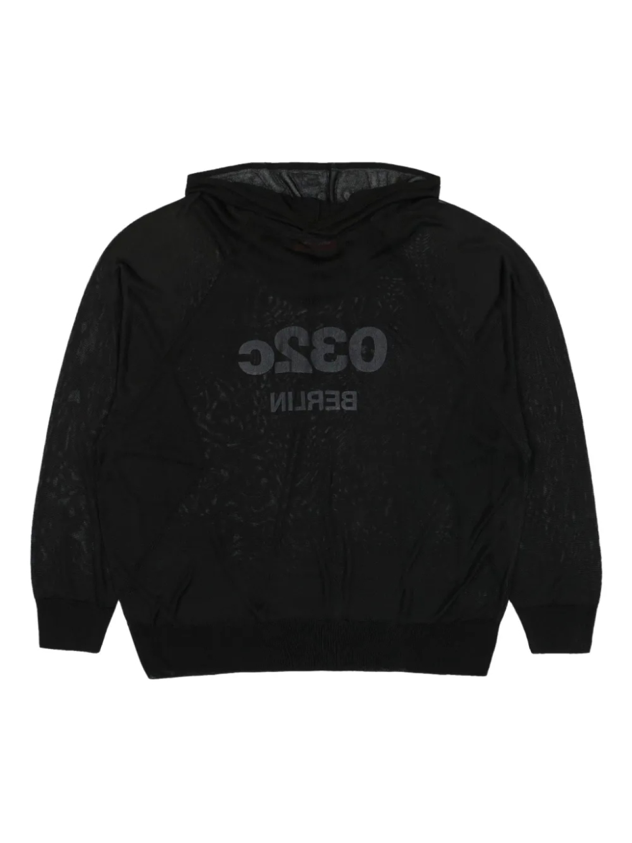 032c худи Selfie Translucent, черный
032c худи Selfie Translucent, черный