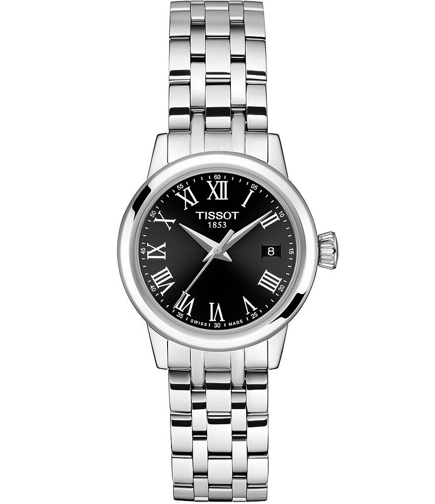 Tissot Женские классические часы Dream из нержавеющей стали с черным циферблатом и браслетом, серебро
Tissot Женские классические часы Dream из нержавеющей стали с черным циферблатом и браслетом, серебро