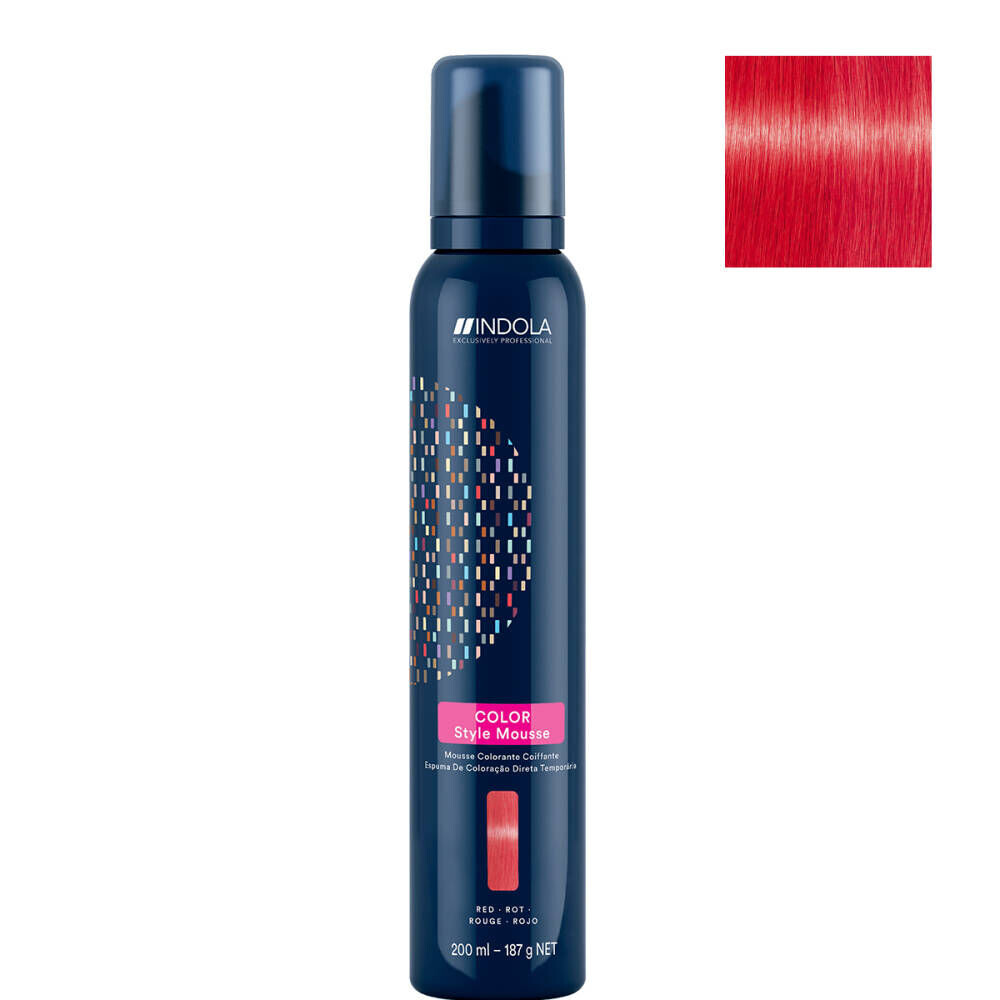 Мусс-краска для рыжих волос Indola Color Style Mousse, 200 мл
Мусс-краска для рыжих волос Indola Color Style Mousse, 200 мл