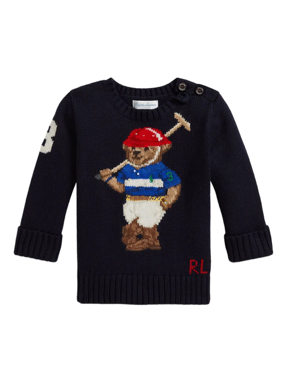 Свитер Polo Bear вязки интарсия Polo Ralph Lauren Kids, синий
Свитер Polo Bear вязки интарсия Polo Ralph Lauren Kids, синий