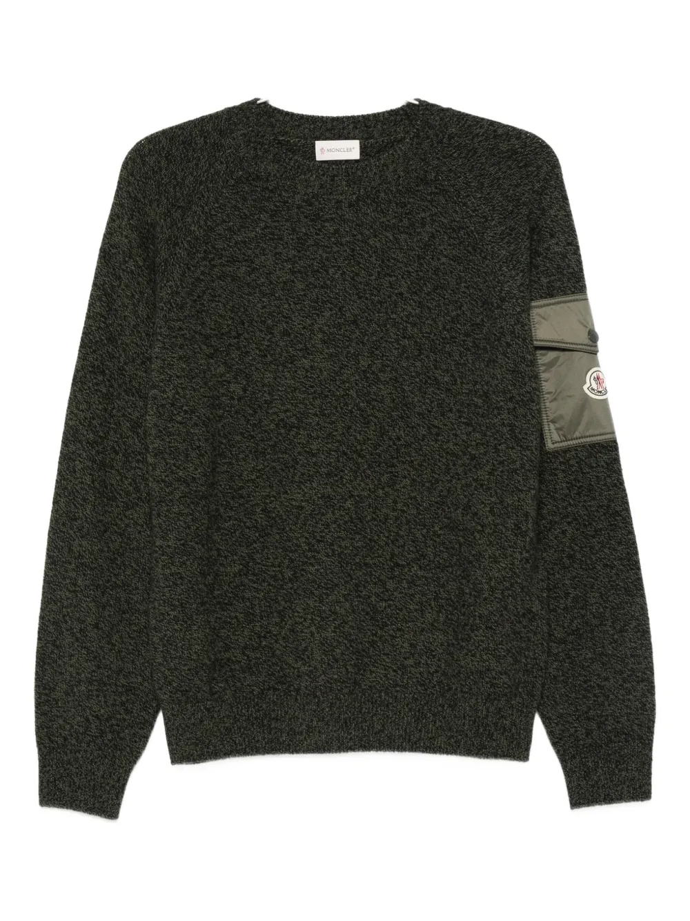 Свитер с круглым вырезом и накладными карманами MONCLER, зеленый
Свитер с круглым вырезом и накладными карманами MONCLER, зеленый