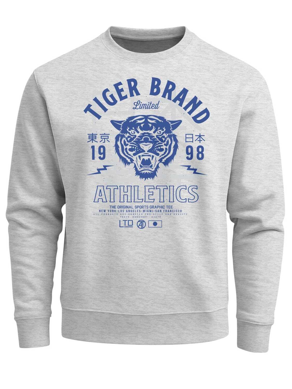 Neverless Свитшот 'Tiger' в сером цвете
Neverless Свитшот 'Tiger' в сером цвете