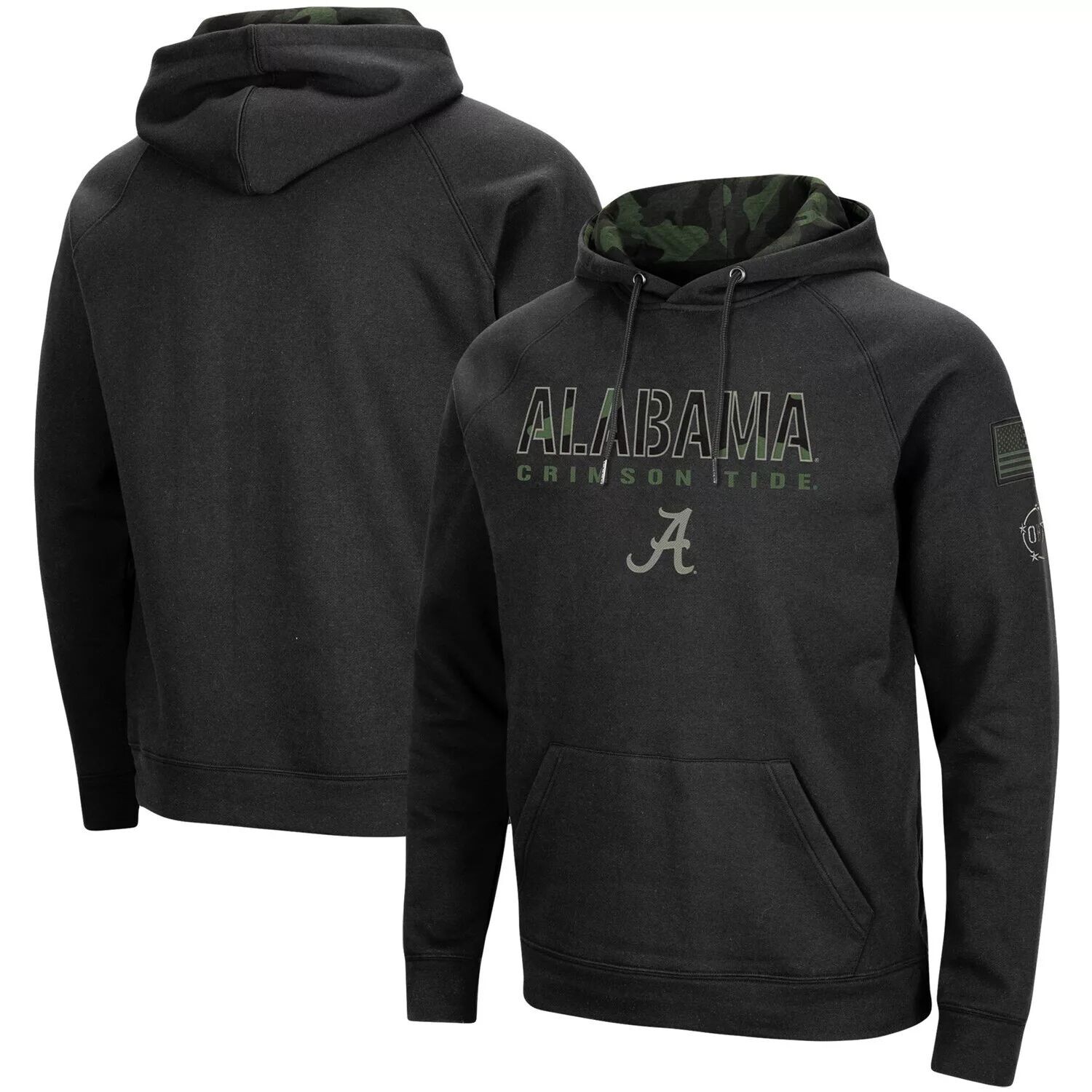 Мужской черный пуловер с капюшоном и камуфляжным принтом Alabama Crimson Tide OHT Military Appreciation Colosseum
Мужской черный пуловер с капюшоном и камуфляжным принтом Alabama Crimson Tide OHT Military Appreciation Colosseum