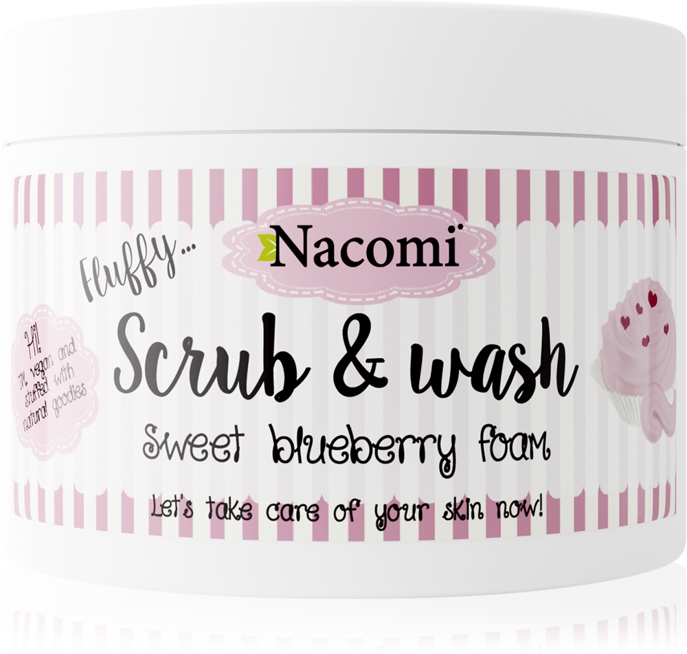 Пушистый... сладкий черничный пенный скраб для тела Nacomi, 180 мл
Пушистый... сладкий черничный пенный скраб для тела Nacomi, 180 мл