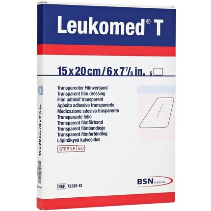 Лейкомед Трансп стерильный пластырь 15х20см Bsn Medical
Лейкомед Трансп стерильный пластырь 15х20см Bsn Medical