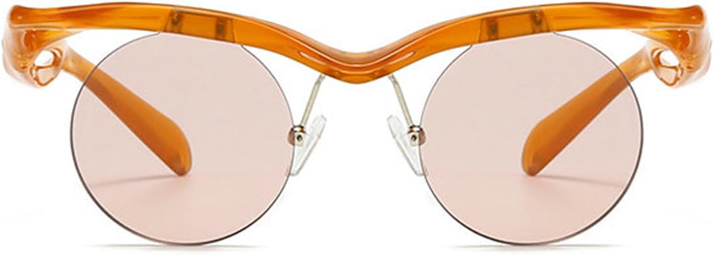 Солнцезащитные очки Helena Retro без оправы овальной формы для женщин и мужчин, модные круглые солнцезащитные очки в стиле Y2K, классические панк-очки с защитой от УФ-излучения UV400, C7
Солнцезащитные очки Helena Retro без оправы овальной формы для женщин и мужчин, модные круглые солнцезащитные очки в стиле Y2K, классические панк-очки с защитой от УФ-излучения UV400, C7